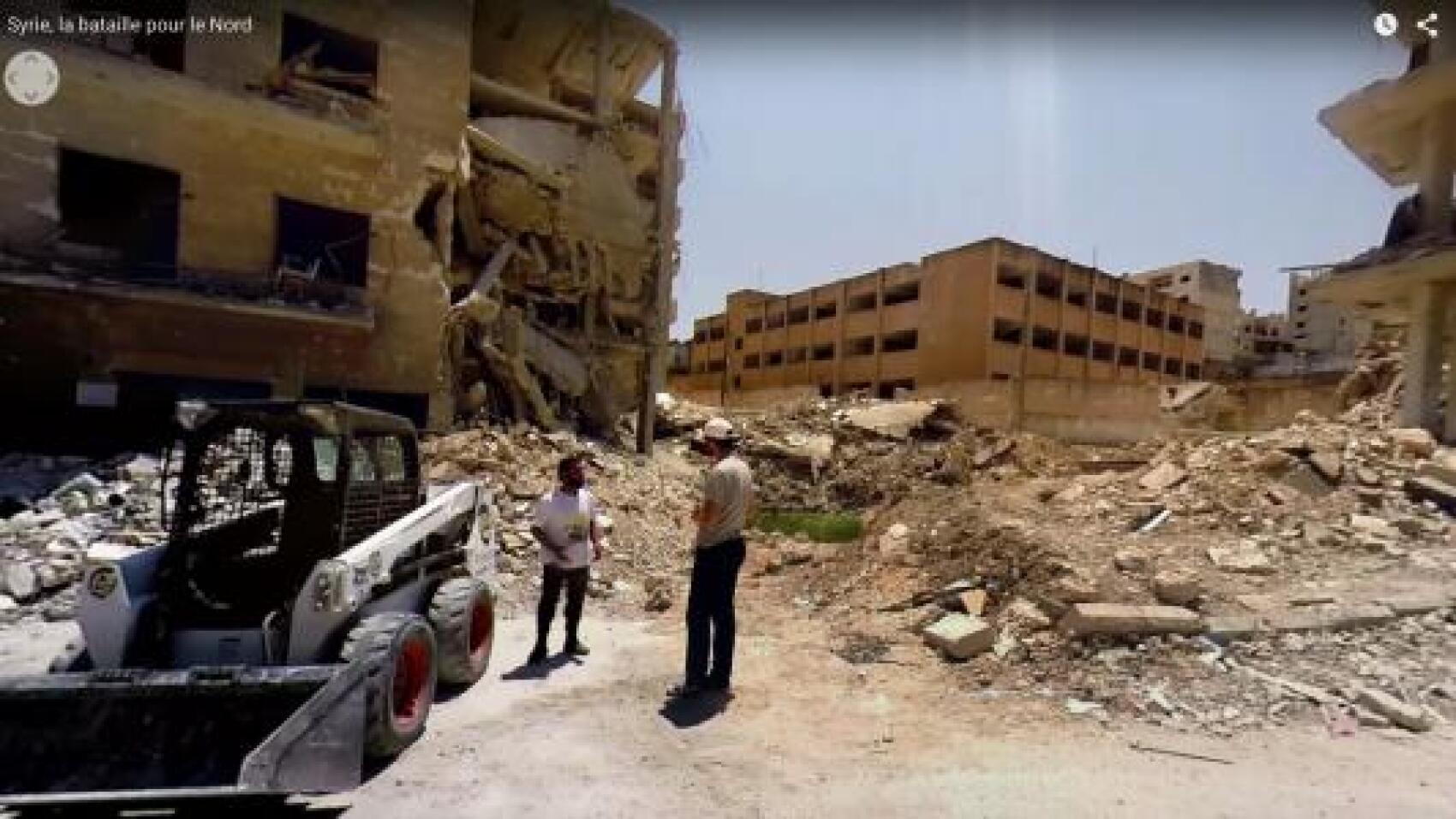 Immersion dans une ville bombardée