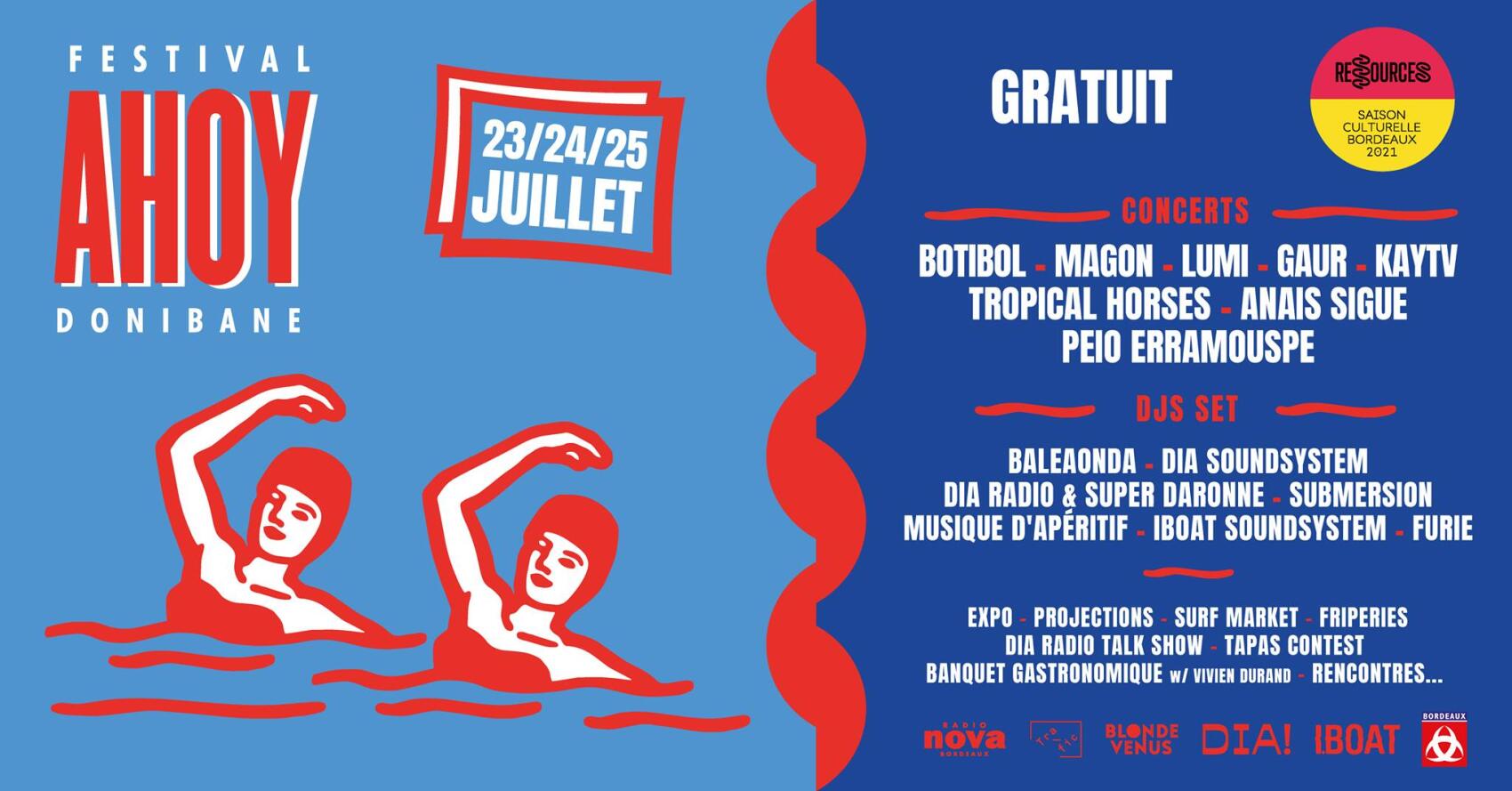 (ANNULÉ) Festival Ahoy #3 : destination Donibane | Bordeaux