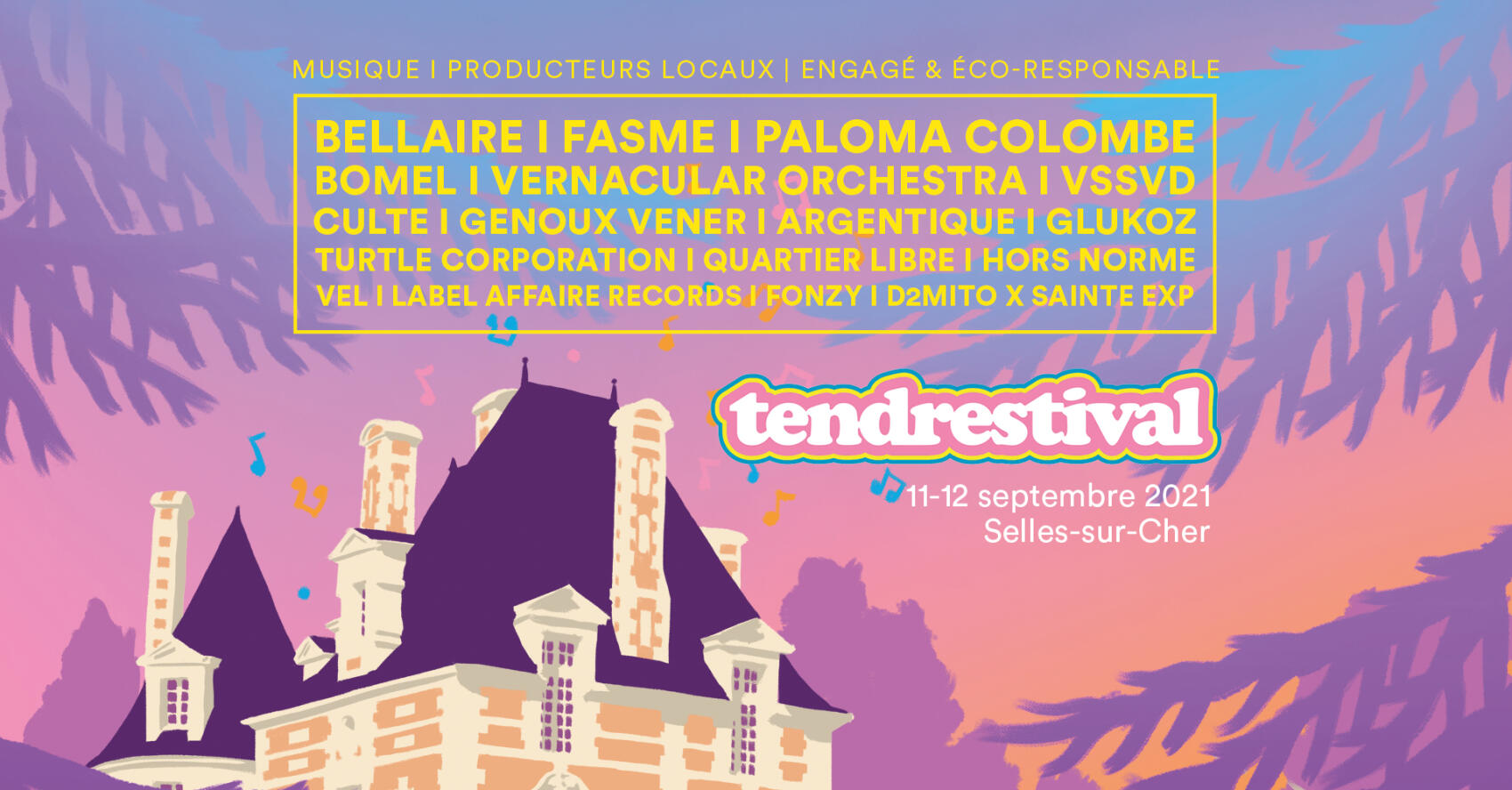 Tendrestival à Selles-sur-Cher | 11 et 12 septembre 2021