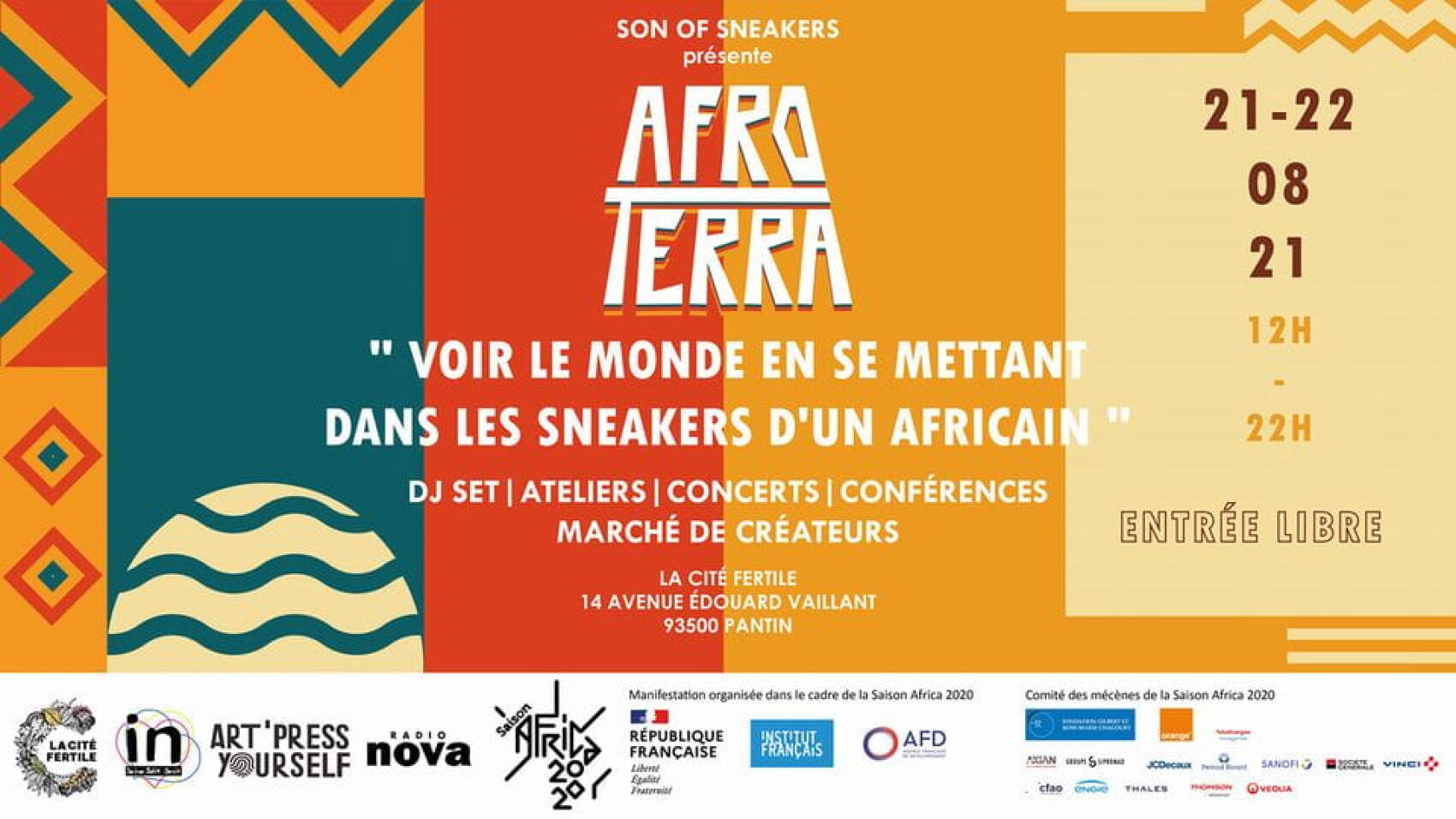 AFROTERRA à La Cité Fertile - 21 et 22 août 2021