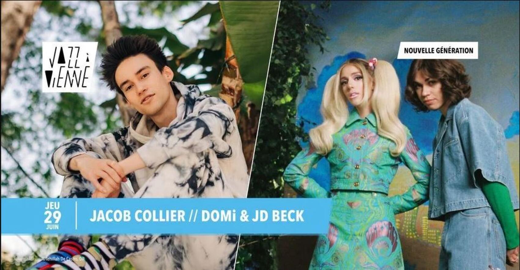 Le théâtre Antique recevra le virtuose Jacob Collier et le duo phénoménal DOMi & JD BECK en concert à Jazz à Vienne le jeudi 29 juin 2023 | Vienne (38)