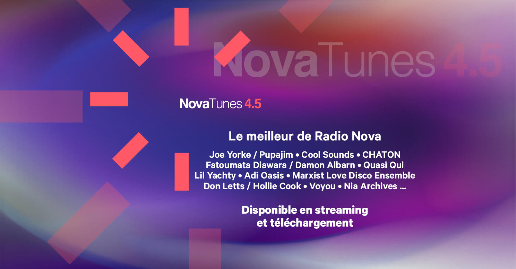 Obongjayar, Lil Yachty, Voyou, Rogê, Quasi Qui… la NovaTunes 4.5 est arrivée !