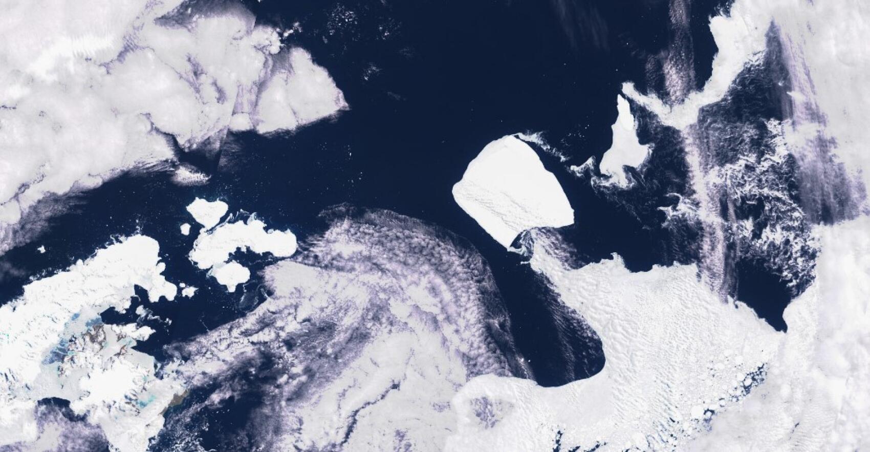 L'iceberg A23A, immobile depuis 1986, s'est mis à bouger