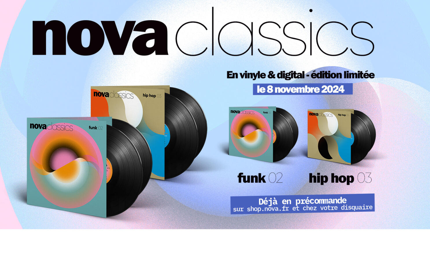 Nova Classics Funk 02 et Hip Hop 03 en précommande